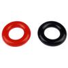 Zelerdo 2 Pack Golf Club Warm Up Swing Weight Ring, Black and Red view 2