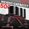 PASYOU Adjustable Weight Bench for Home Gym, Foldable Workout Bench with Incline & Decline Positions, Compact Full Body Strength Training Bench for Small Spaces view 3