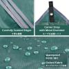 TRIWONDER Camping Tarp Cover Waterproof Rain Fly Tent Ground Cloth Footprint Hammock Shelter for Outdoor Hiking Picnic Beach (Dark Green+Accessories) view 3