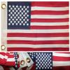 MWS 12x18 USA America 50 Star 12"x18" 600D Nylon Embroidered Flag 2 Clips view 1