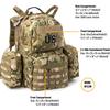 Akmax.cn MOLLE II Medium Rucksack  Classic Military Tactical Backpack with Detachable Side Pouches & Upgraded Internal Frame for Enhanced Comfort (50L, Multicam) view 2