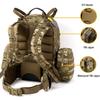Akmax.cn MOLLE II Medium Rucksack  Classic Military Tactical Backpack with Detachable Side Pouches & Upgraded Internal Frame for Enhanced Comfort (50L, Multicam) view 3