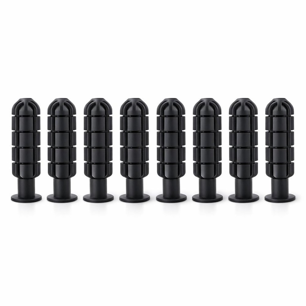 Plastic Foosball Handles Table Football Grip Part Replacements Foosball Handle Grip for Standard Foosball Tables (8 Pack)