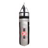Ringside Apex Heavy Bag, Punching Bag for Boxing Training and Workout, Silver and Black, 100 lbs, Includes Nylon Straps and Hanging Clip view 1