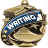 Writing Medals - 1 1/2" Gold Writing Medal, Great Academic Awards with Custom Engraving 100 Pack Prime view 3