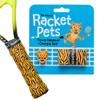 Racket Pets Kids Tennis Racket Dampener & Matching Overgrip Tape, Performance Shock Absorbing Dampener for Tennis Racket & Fun Animal Print Tennis Wrap Grip Tape (Tiger) view 1