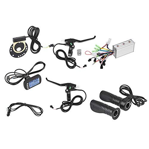Bnineteenteam 24V/36V 250W/350W Motor Brushless Controller with LCD Display Panel & Sensor & Throttle for