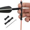 EOUS Bow String Finger Savers Archery Recurve Bow Finger Guards String Fingers Roller Rubber,Black view 1