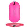 ProCase Swim Buoy Float, Swimming Bubble Safety Float with Adjustable Waist Belt for Open Water Swimmers, Triathletes, Snorkelers, Kayakers, Safe Swim Trainers -Magenta view 1