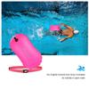 ProCase Swim Buoy Float, Swimming Bubble Safety Float with Adjustable Waist Belt for Open Water Swimmers, Triathletes, Snorkelers, Kayakers, Safe Swim Trainers -Magenta view 2