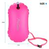 ProCase Swim Buoy Float, Swimming Bubble Safety Float with Adjustable Waist Belt for Open Water Swimmers, Triathletes, Snorkelers, Kayakers, Safe Swim Trainers -Magenta view 3