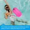ProCase Swim Buoy Float, Swimming Bubble Safety Float with Adjustable Waist Belt for Open Water Swimmers, Triathletes, Snorkelers, Kayakers, Safe Swim Trainers -Magenta view 4