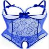 AIBINGGE Lingerie for Women One-Piece Teddy Lingerie Sexy Bodysuit Lace Nightie S-3XL(Blue,XL) view 1