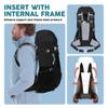 N NEVO RHINO Internal Frame Hiking Backpack 50/60/65/70/80L, Mountain Climbing Camping Backpack Daypack Waterproof Rain Cover view 2