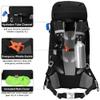 N NEVO RHINO Internal Frame Hiking Backpack 50/60/65/70/80L, Mountain Climbing Camping Backpack Daypack Waterproof Rain Cover view 4