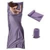 Sleeping Bag Liner, Travel & Camping Sheet for Adults, Lightweight and Compact - Comfortable Sleep Liners for Traveling, Hotel and Camping (Purple) view 1