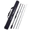 4 Piece Travel Spinning Fishing Rods Portable 4 Sections Lightweight Carbon Fiber Poles M Power MF Action 8ft view 1