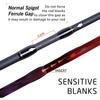 4 Piece Travel Spinning Fishing Rods Portable 4 Sections Lightweight Carbon Fiber Poles M Power MF Action 8ft view 2