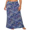 Urban CoCo Women's Stylish Spandex Comfy Fold-Over Flare Long Maxi Skirt (M, 7) view 1