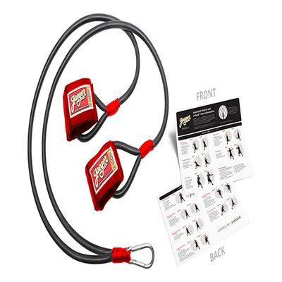 Jaeger J-Bands Resistance Bands for Pitchers. Baseball & Softball Pitching Trainer. Arm Trainer Bands for Throwing. Includes Laminated Instruction Sheet