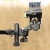 ZSHJGJR Archery Bow Sight 5 Pin 0.019 Optical Fiber Sight CNC Aluminum Horizontal Vertical Adjustment for Compound Bow Sight Accessory (Black-Long-5 pins) view 2