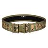 UNISTRENGH 5CM Tactical Waist Belt Army Fan Outdoor Camping CS Extended Belt Quick-Hanging Hard Belt Multi-Function Doub-Buckle Belt (Jungle Camo) view 1