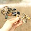 ZSHJGJR Archery Bow Sight 5 Pin 0.019 Optical Fiber Sight CNC Aluminum Horizontal Vertical Adjustment for Compound Bow Sight Accessory (Camo-Short-5 pins) view 3