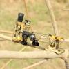 ZSHJGJR Archery Bow Sight 5 Pin 0.019 Optical Fiber Sight CNC Aluminum Horizontal Vertical Adjustment for Compound Bow Sight Accessory (Camo-Short-5 pins) view 4