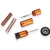 Granite Stash Tubeless Flat Tire Repair Kit Bike Tool Kit - Easy Handlebar Storage - Complete Bike Tire Plug Kit - 2 Different Size Tire Plugs - Portable - Easy and Effortless Usage (Orange) view 1