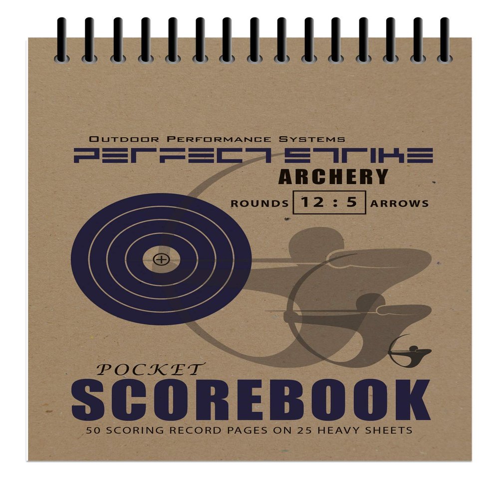 Perfect Strike Archery SCOREBOOK with Scoring Instructions. Perfect Strike System 12:5. (5 Book Value Pack)