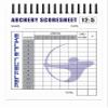Perfect Strike Archery SCOREBOOK with Scoring Instructions. Perfect Strike System 12:5. (5 Book Value Pack) view 2