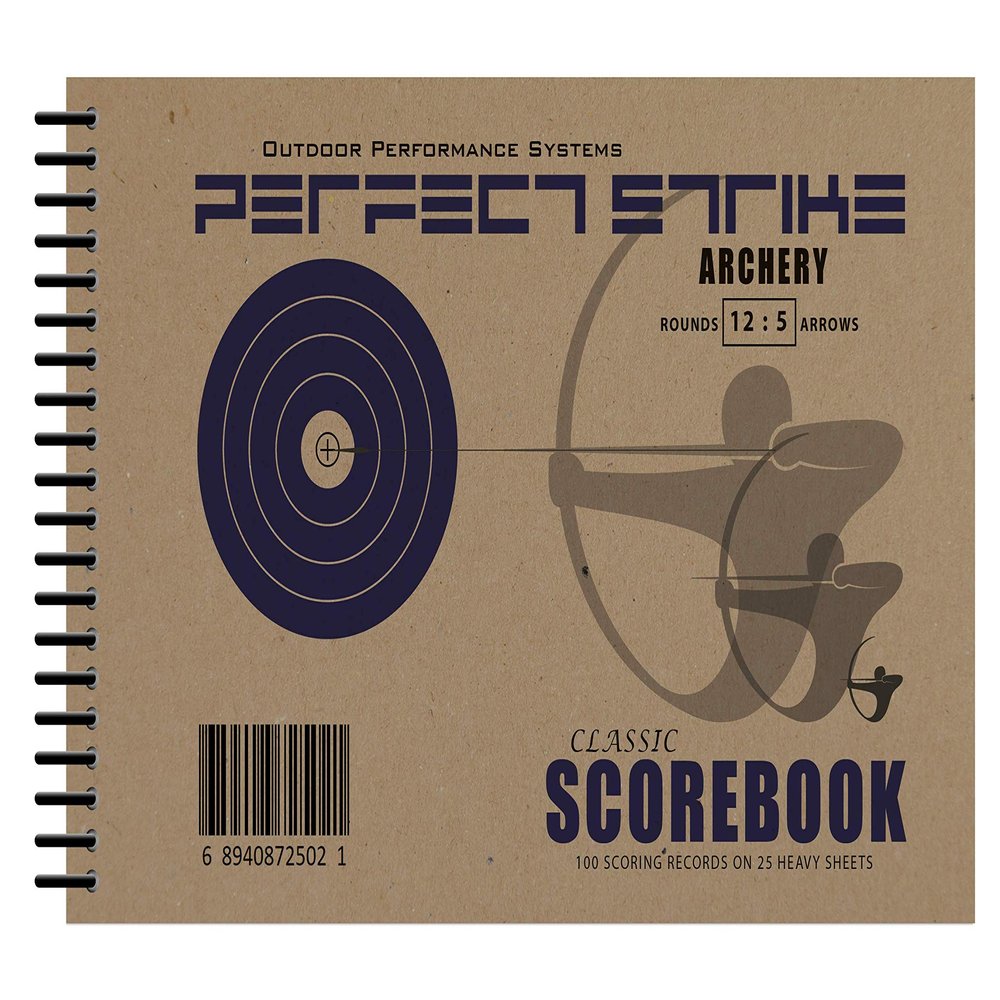 Perfect Strike Archery SCOREBOOK with Scoring Instructions. Perfect Strike System 12:5. (5 Book Value Pack)