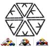 6PCS, Billiards Accessories, 9 Ball Rack, Pool Table Accessories Pool Billiard Accessories Pool Table Triangle Ball Holder Suitable for Ball Rack Billiard Pool Cue Accessories view 3