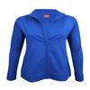M&M Scrubs Women's Ultra Soft Front Zip Warm-Up Scrub Jacket (X-Small, True Royal Blue) view 2