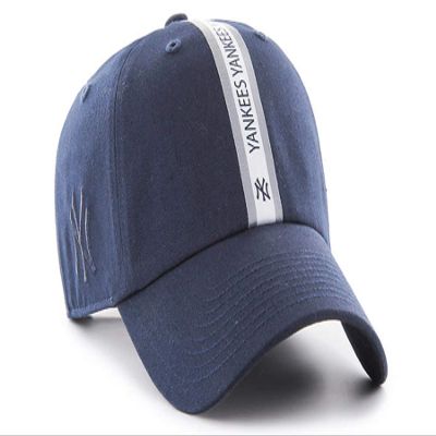 47' Men's MLB Limited Edition Baseball Trip Stripe Clean Up Cap Hat (NY Navy)