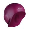 3D Silicone Swim Cap with Ear Protection - Seamless Comfortable Fit for Adults & Youth - Helps Keep Hair Dry - Waterproof Swimming Cap for Men & Women for Pool or Training view 2