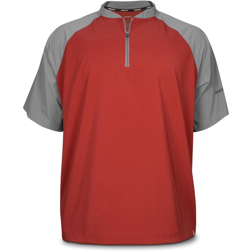 Marucci Sports - Team Cage Jacket - Red (MATCGJ-R-AS) Baseball Outerwear
