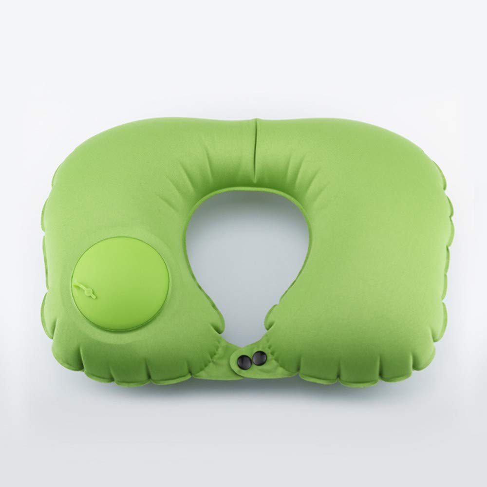 JLFTF Ultralight Inflatable Travel Pillow Compressible, Compact, Inflatable, Comfortable, Ergonomic Pillow for Neck and Lumbar Support During Camping