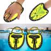 Swimming Hand Paddles, Professional Swim Training Paddles Adjustable Diving Swim Hand Paddles Fin Flippers Flat Paddles Swimming Training Aid Equipment for Men Women Children(#2) view 2