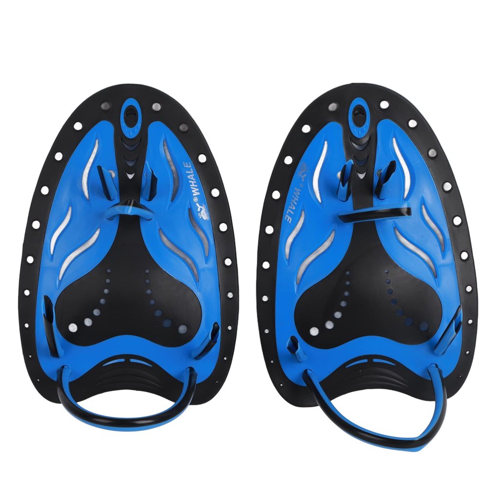 Swimming Hand Paddles, Professional Swim Training Paddles Adjustable Diving Training Hand Fin Flippers Flat Paddles Swimming Training Aid Equipment for Men Women Children(#3)