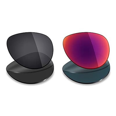 Mryok 2 Pair Polarized Replacement Lenses for Oakley Feedback Sunglass - Options