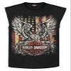 Harley-Davidson Men's Custom Freedom Sleeveless Crew Muscle Tee - Black (L) view 1