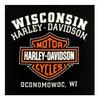 Harley-Davidson Men's Custom Freedom Sleeveless Crew Muscle Tee - Black (L) view 2