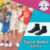 Yacht & Smith 60 Pairs of Wholesale Bulk Kids Mid Ankle Socks, Cotton Sport Athletic Ankle Socks - 6-8 - Black view 3
