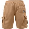 J. LOVNY Men's Comfy Fit Summer Drawstring Fleece Cargo SweatShorts M-7XL Camel view 3