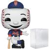 POP! Sports MLB Mascots New York Mets, Mr. Met Action Figure (Bundled with Pop Box Protector to Protect Display Box) view 1