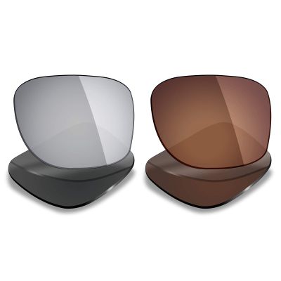 Mryok 2 Pair Polarized Replacement Lenses for Oakley Crossrange Sunglass - Options