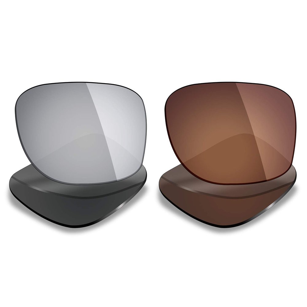 Mryok 2 Pair Polarized Replacement Lenses for Oakley Crossrange Sunglass - Options