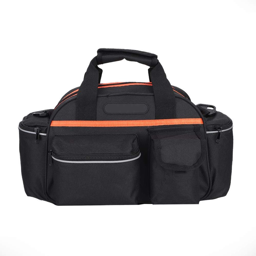 ZJchao Rack Trunk Bag, Polyester Fabric Large Capacity Saddle Bag, Design Outdoor Storage Package