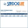 AMRS-325615-1 * Sea Dog Five Fishing Rod Storage Rack view 2